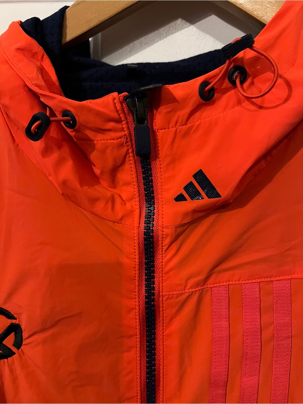 adidas ULTIMATE 365 Men's Golf WIND.RDY Vest Bright Orange Hooded Size:XL - Picture 6 of 13